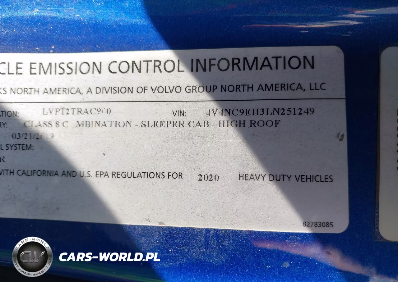 2020 Volvo Vnl VIN:4V4NC9EH3LN251249 - 8