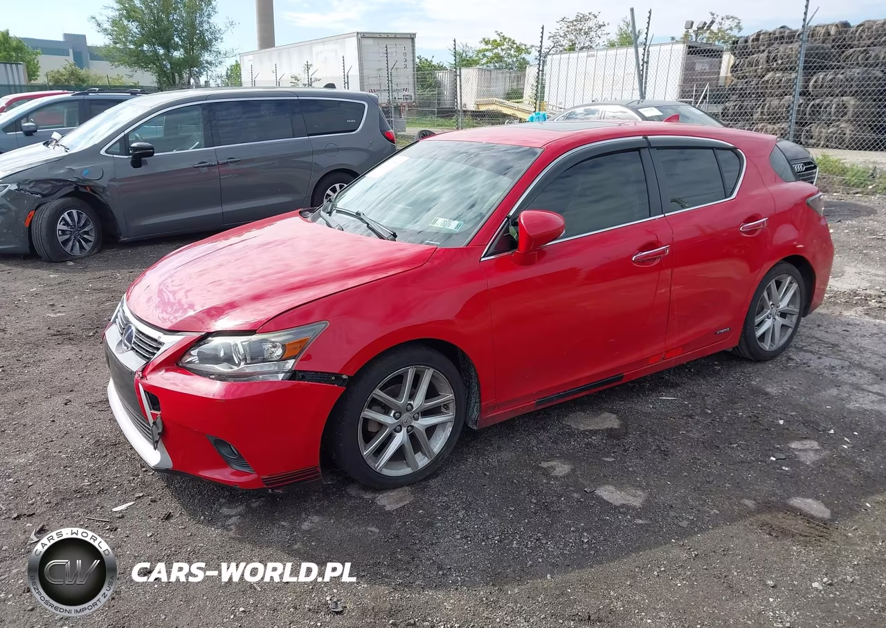 2014 Lexus Ct 200H VIN:JTHKD5BH4E2194331 - 2