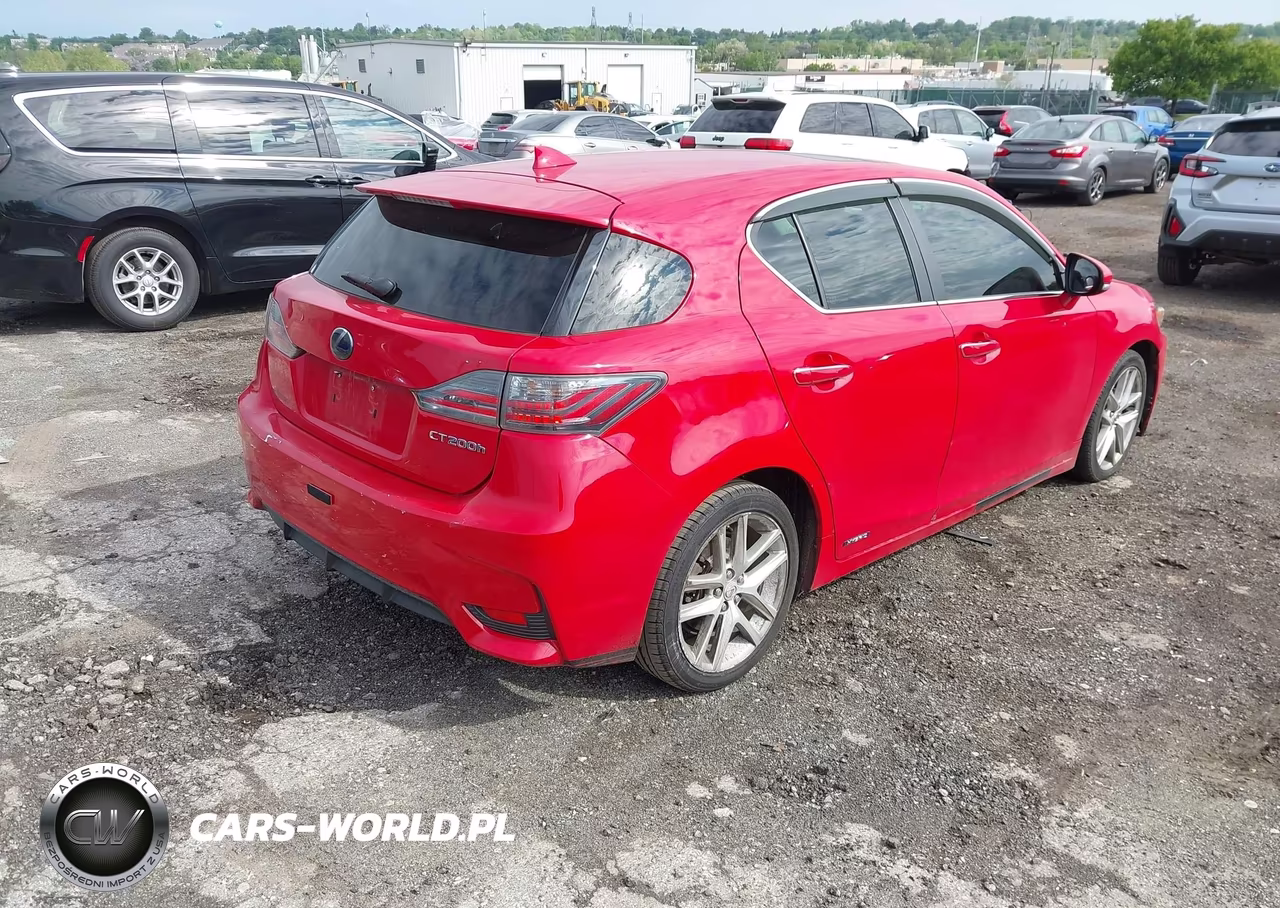 2014 Lexus Ct 200H VIN:JTHKD5BH4E2194331 - 4