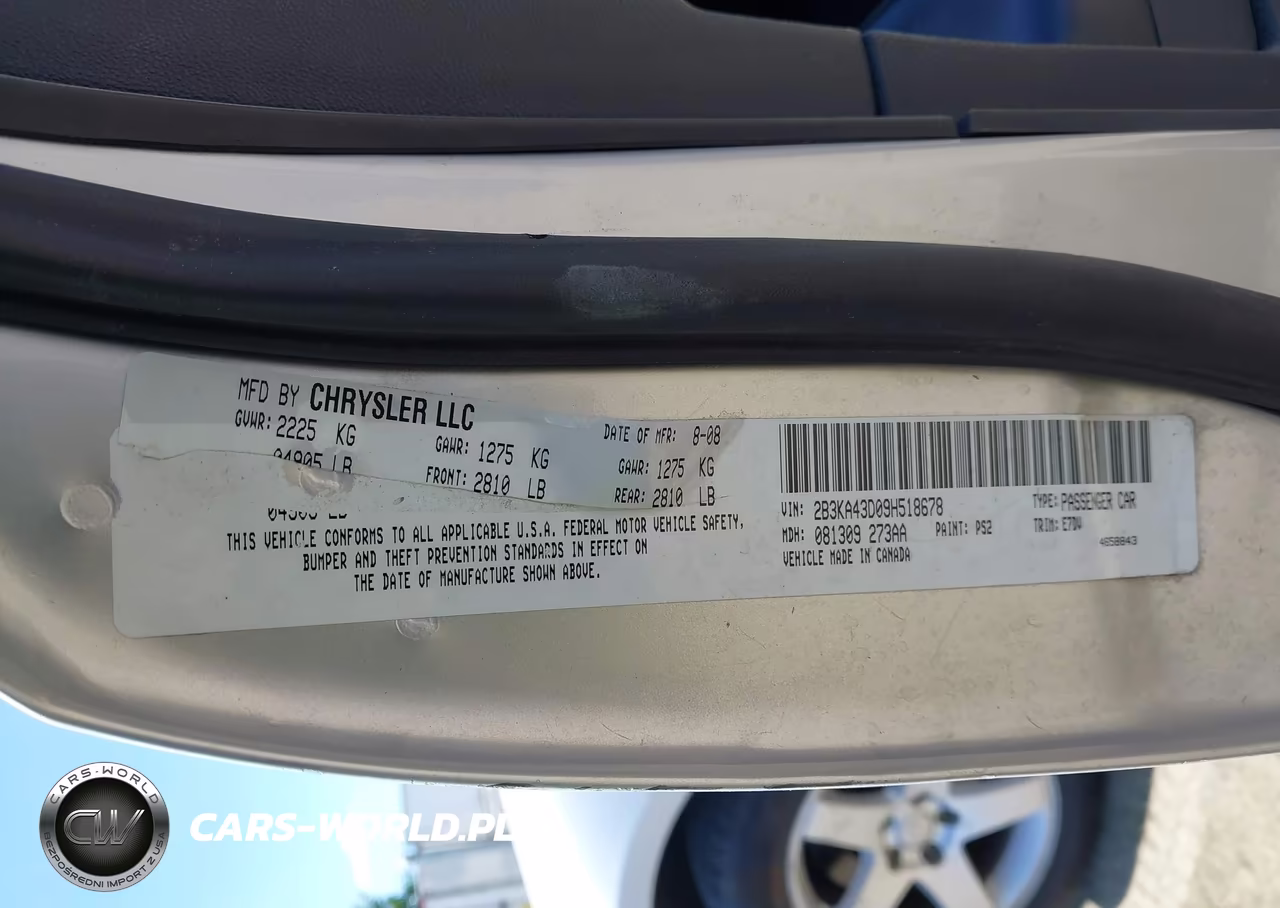 2009 Dodge Charger Se VIN:2B3KA43D09H518678 - 9