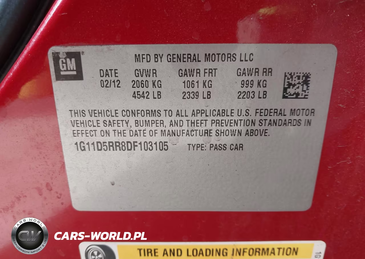 2013 Chevrolet Malibu Eco VIN:1G11D5RR8DF103105 - 9