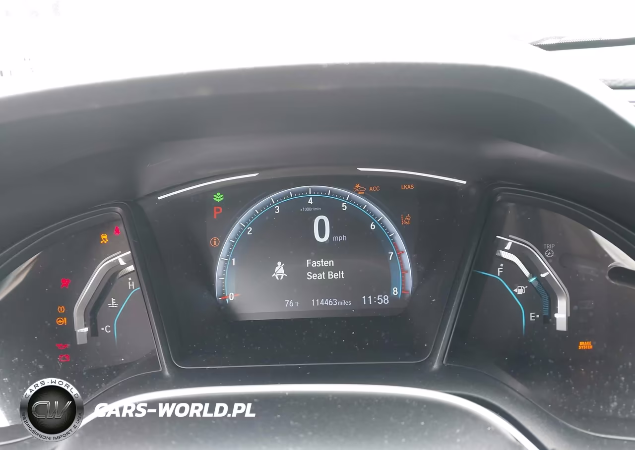 2019 Honda Civic Lx VIN:2HGFC4B64KH305558 - 7
