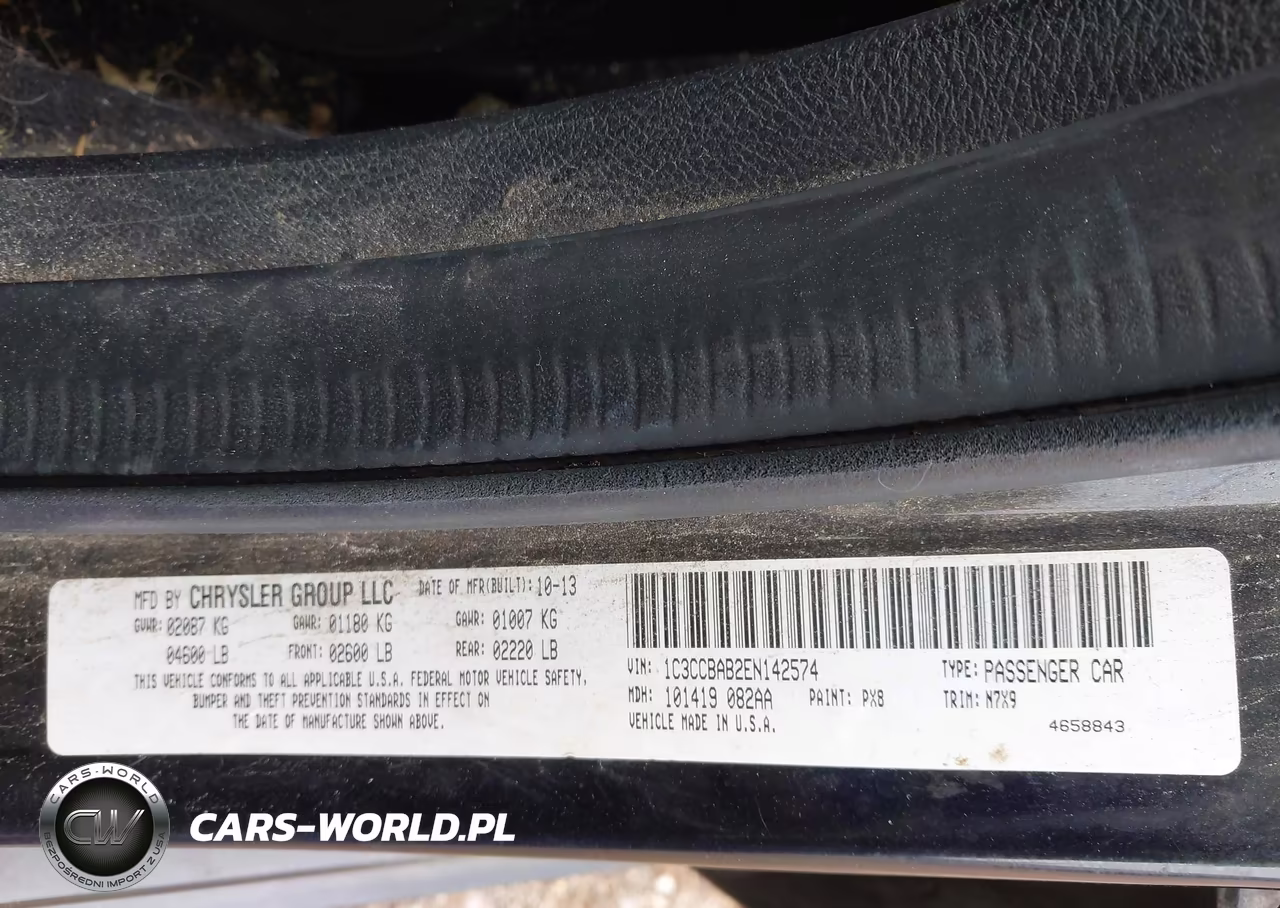 2014 Chrysler 200 Lx VIN:1C3CCBAB2EN142574 - 9