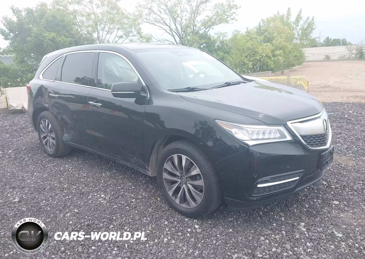 2016 Acura Mdx Technology Acurawatch Plus Packages-Technology Package