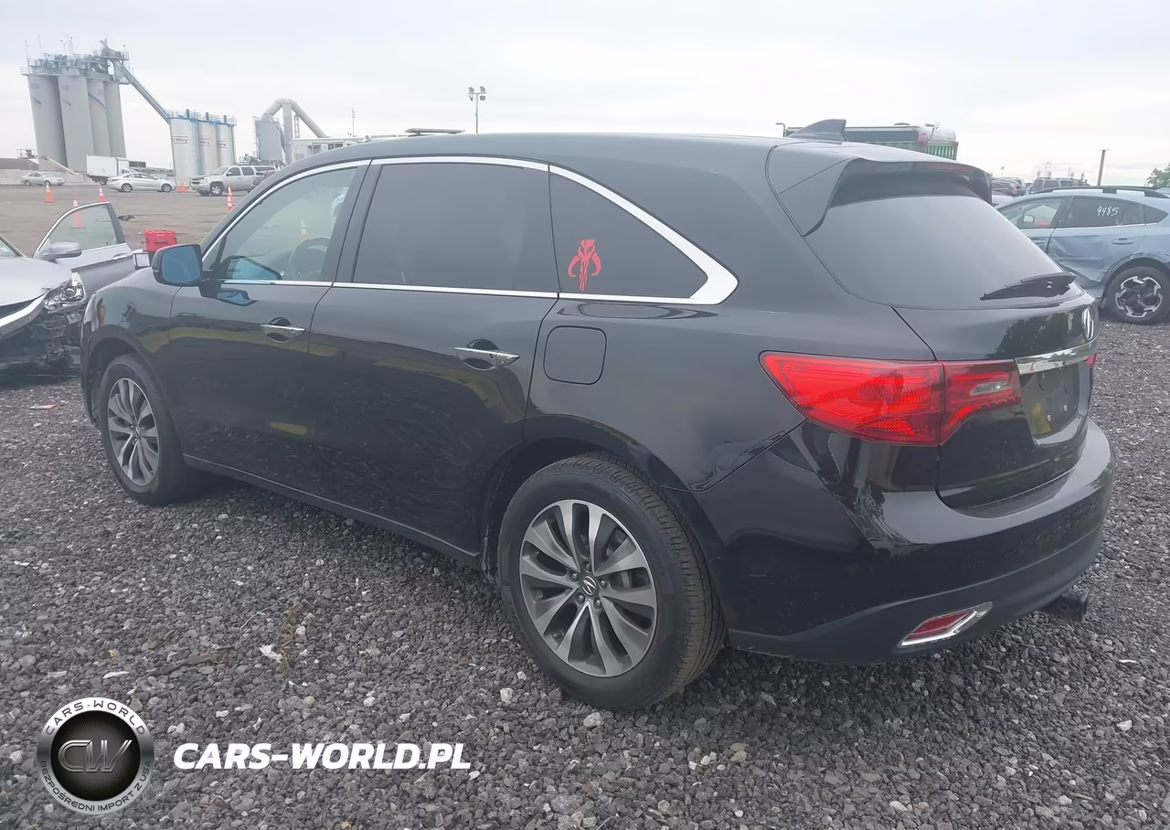 2016 Acura Mdx Technology Acurawatch Plus Packages-Technology Package VIN:5FRYD4H42GB049295 - 3