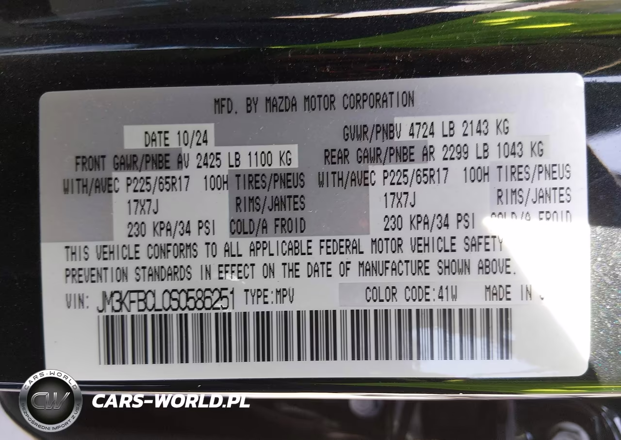 2025 Mazda Cx-5 2.5 S Preferred VIN:JM3KFBCL0S0586251 - 9