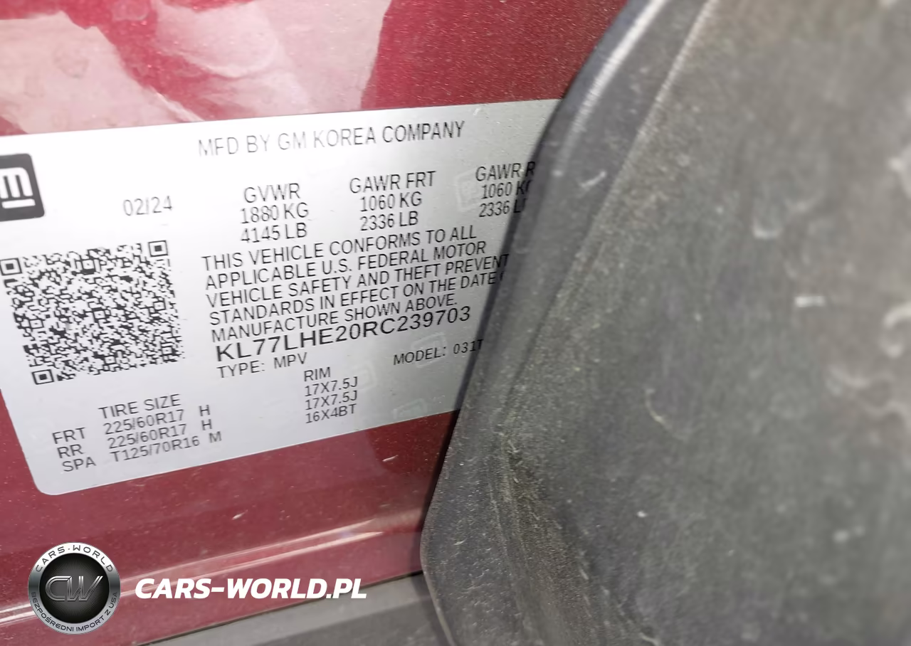 2024 Chevrolet Trax Fwd Lt VIN:KL77LHE20RC239703 - 9