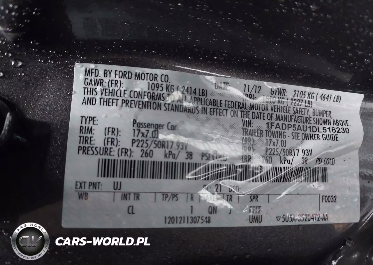 2013 Ford C-Max Hybrid Se VIN:1FADP5AU1DL516230 - 9