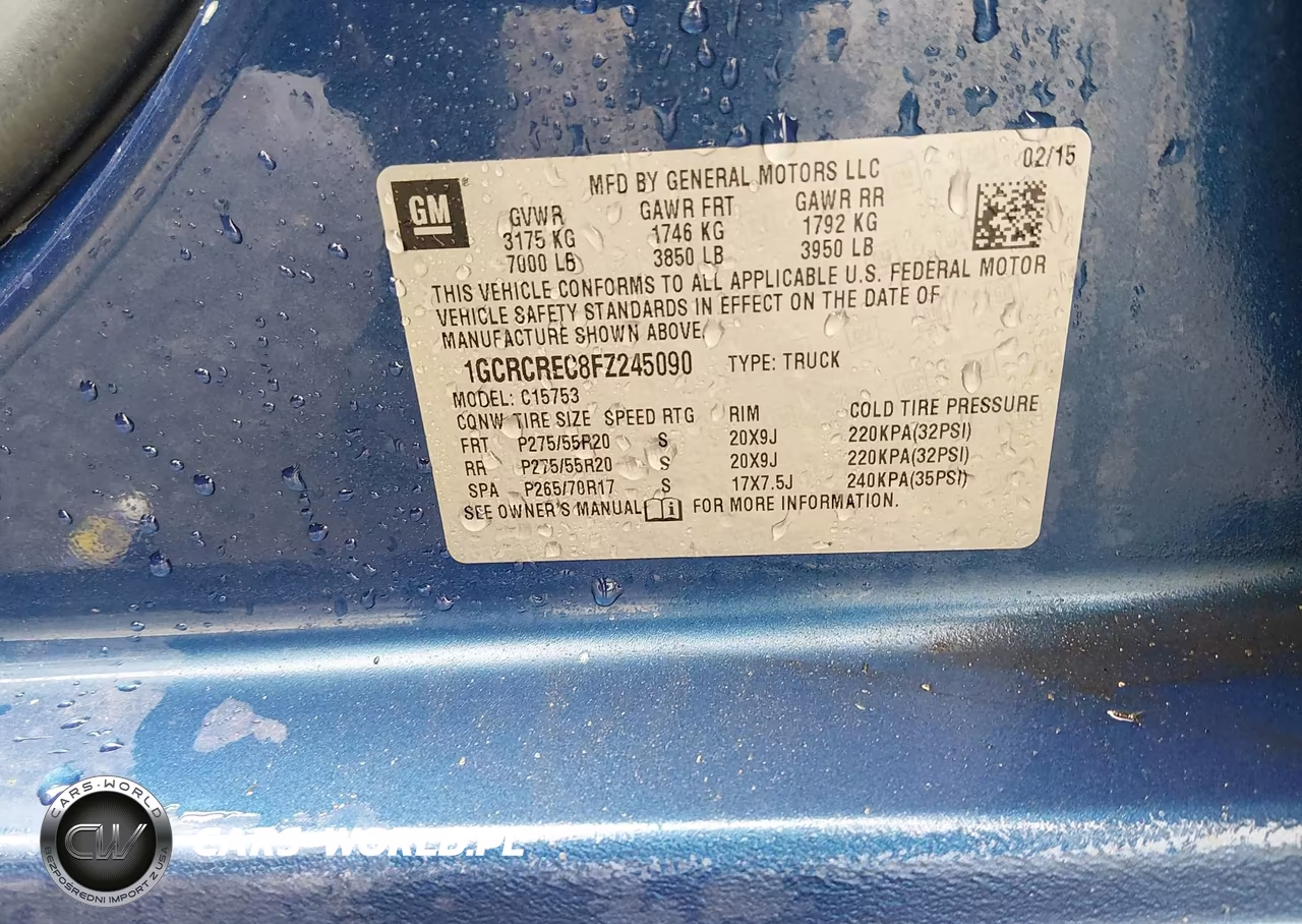 2015 Chevrolet Silverado 1500 1Lt VIN:1GCRCREC8FZ245090 - 9