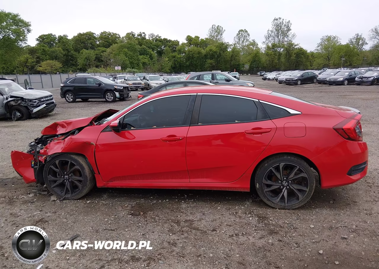 2019 Honda Civic Sport VIN:2HGFC2F81KH572222 - 14