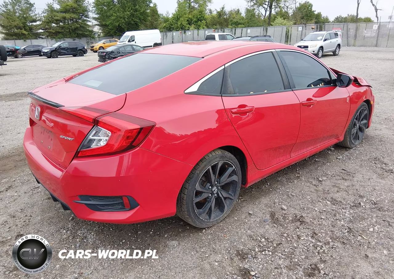 2019 Honda Civic Sport VIN:2HGFC2F81KH572222 - 4
