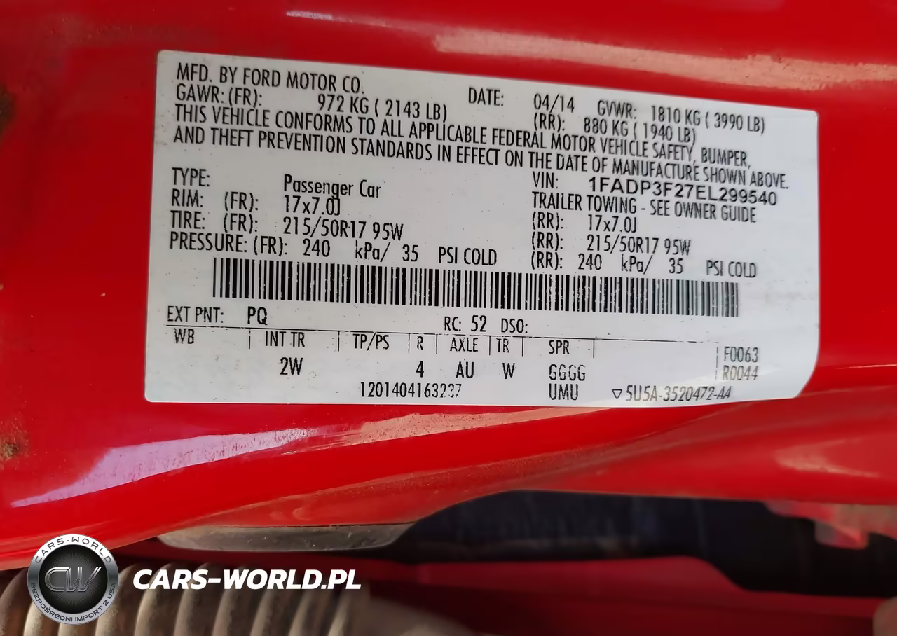 2014 Ford Focus Se VIN:1FADP3F27EL299540 - 9