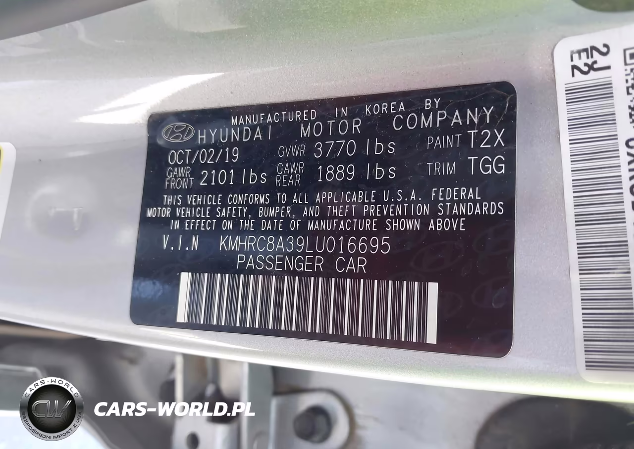 2020 Hyundai Venue Sel VIN:KMHRC8A39LU016695 - 9