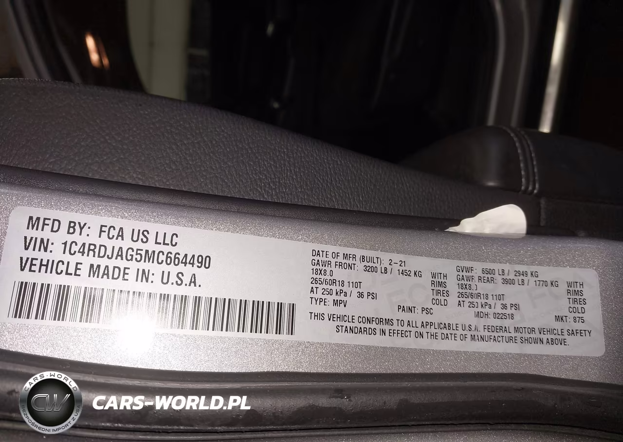 2021 Dodge Durango Sxt Plus Awd VIN:1C4RDJAG5MC664490 - 9