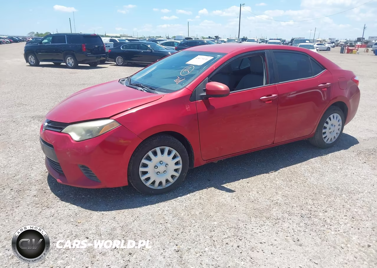 2015 Toyota Corolla Le VIN:5YFBURHE0FP196490 - 2
