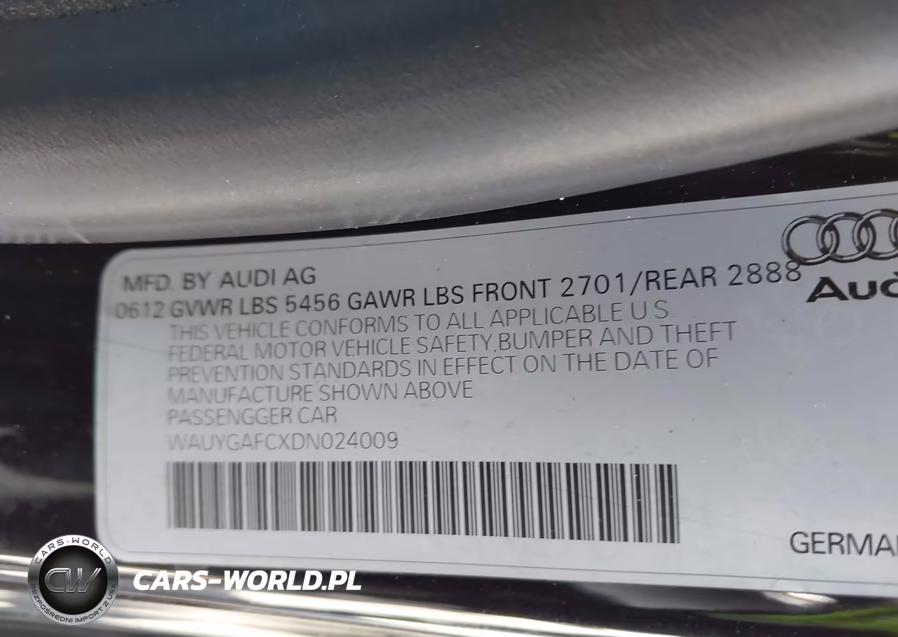 2013 Audi A7 3.0T Premium VIN:WAUYGAFCXDN024009 - 9