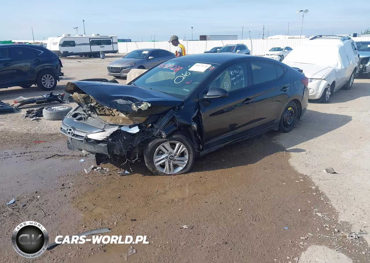 2019 Hyundai Elantra Sel VIN:5NPD84LF7KH440384 - 2