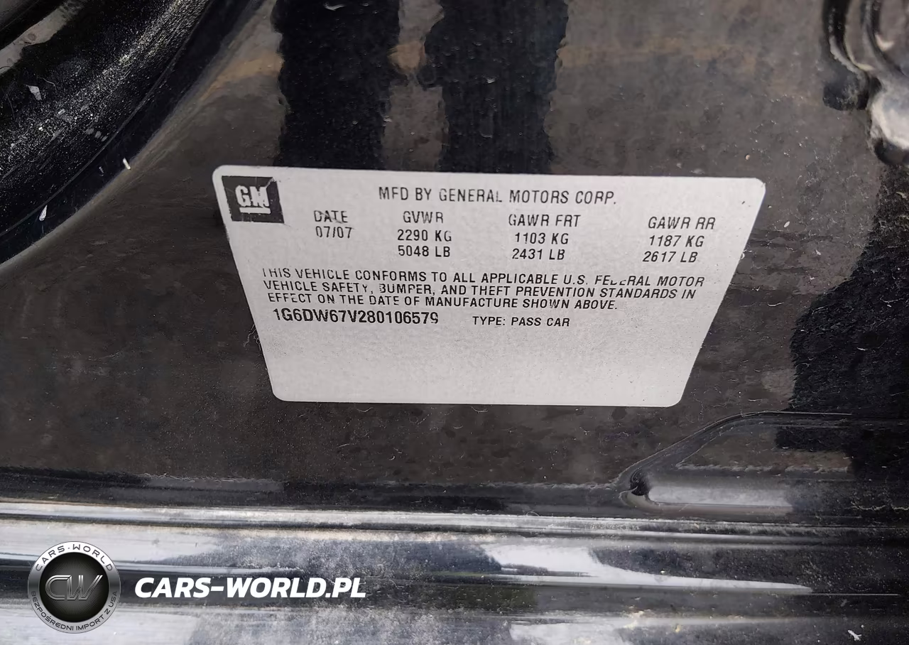 2008 Cadillac Sts V6 VIN:1G6DW67V280106579 - 9