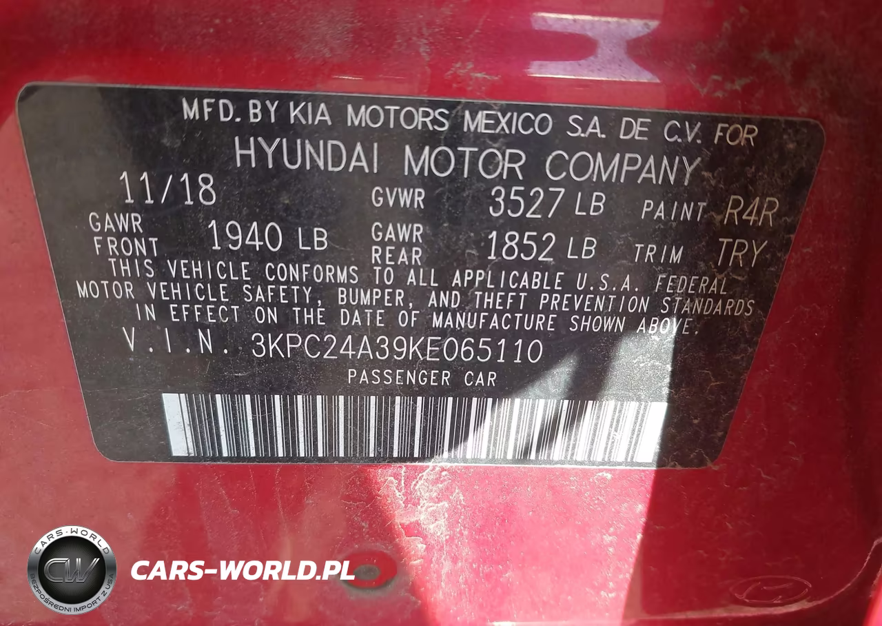 2019 Hyundai Accent Se VIN:3KPC24A39KE065110 - 9