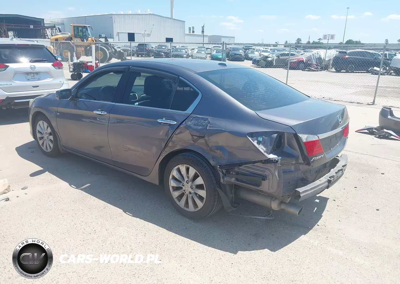 2014 Honda Accord Ex-L V-6 VIN:1HGCR3F82EA028614 - 3