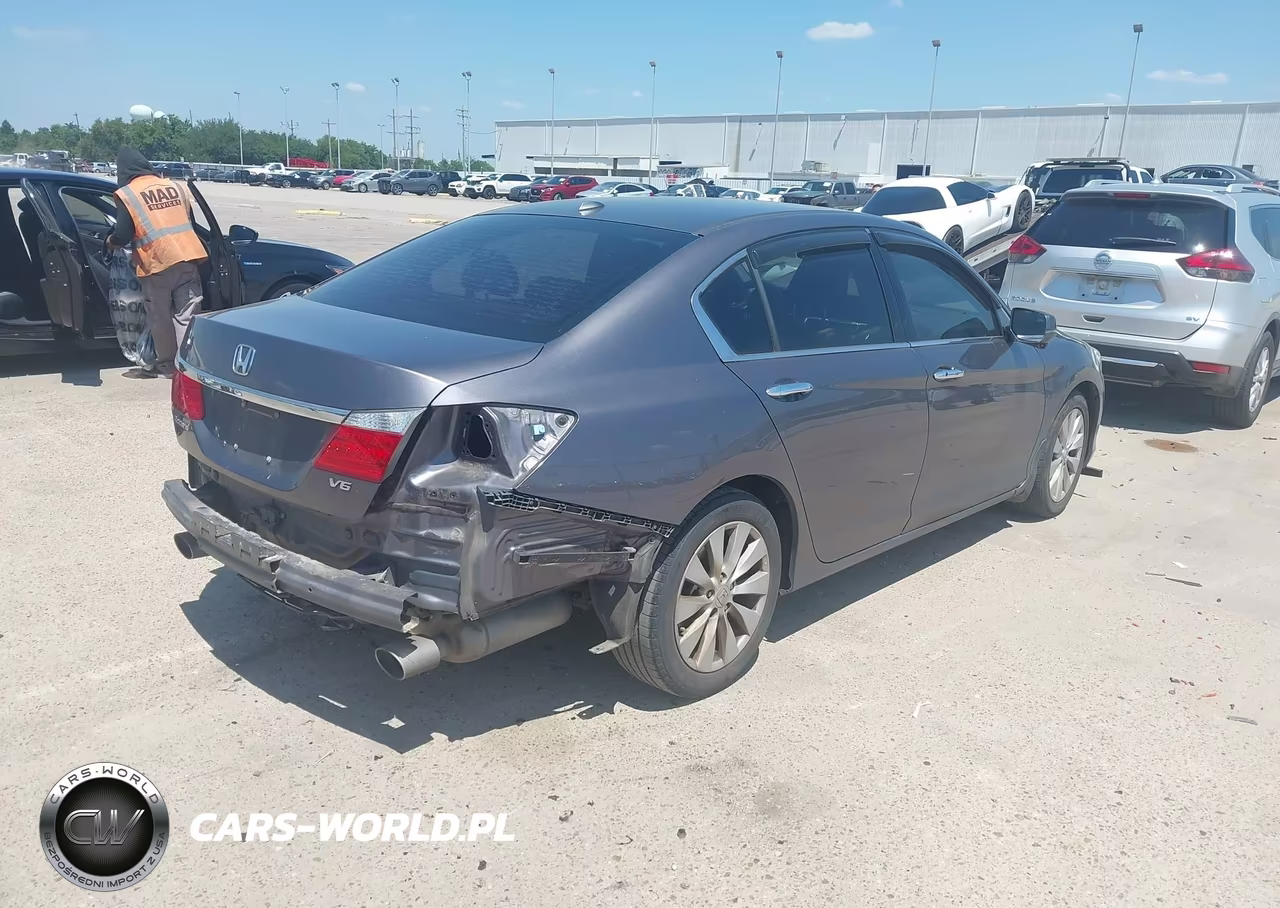 2014 Honda Accord Ex-L V-6 VIN:1HGCR3F82EA028614 - 4