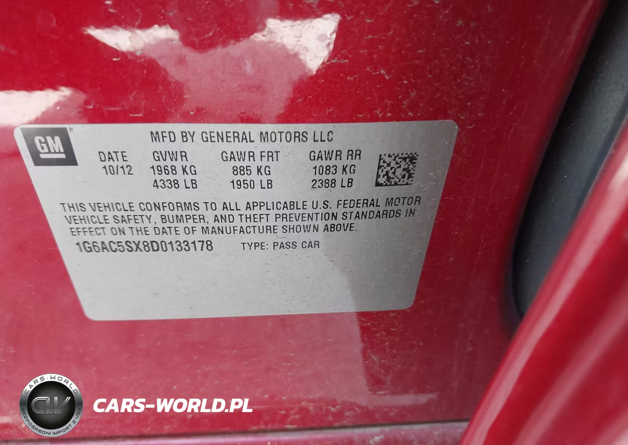 2013 Cadillac Ats Performance VIN:1G6AC5SX8D0133178 - 9