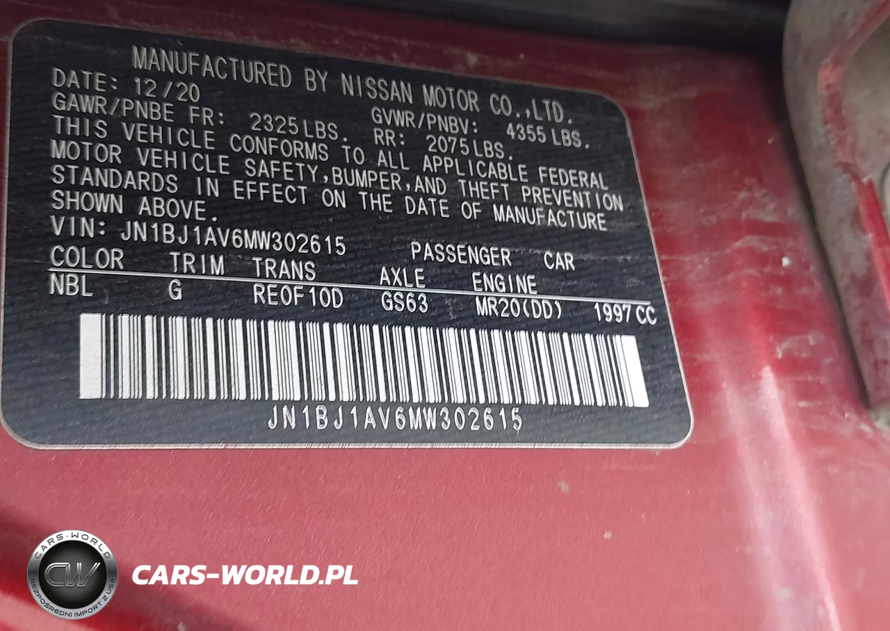 2021 Nissan Rogue Sport S Fwd Xtronic Cvt VIN:JN1BJ1AV6MW302615 - 9