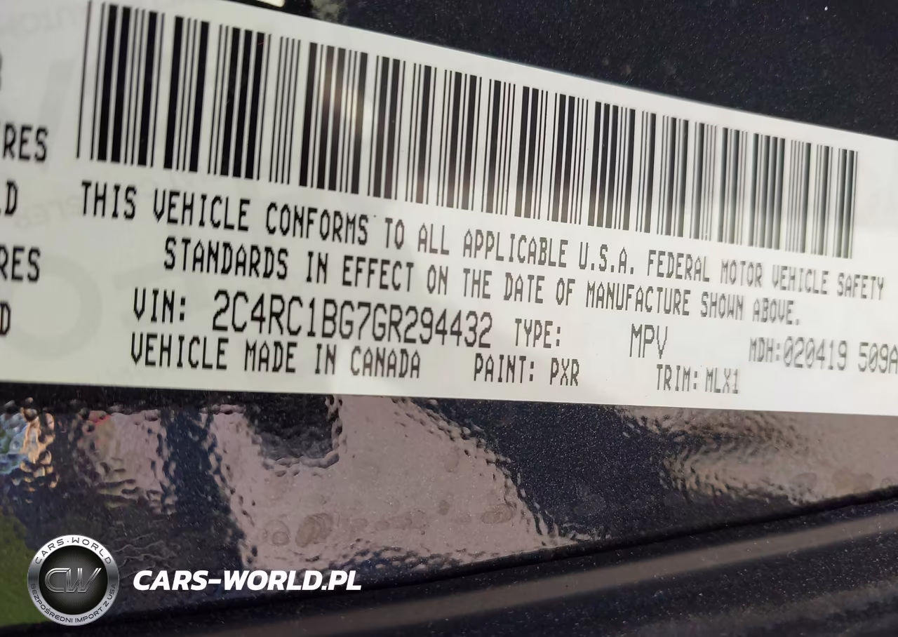 2016 Chrysler Town & Country Touring VIN:2C4RC1BG7GR294432 - 9