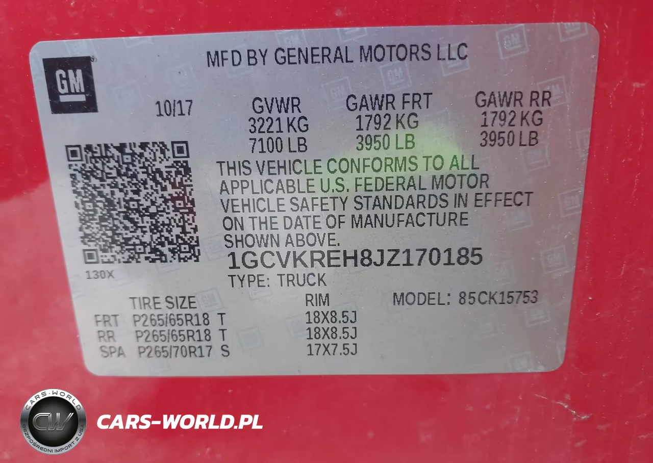 2018 Chevrolet Silverado 1500 1Lt VIN:1GCVKREH8JZ170185 - 9