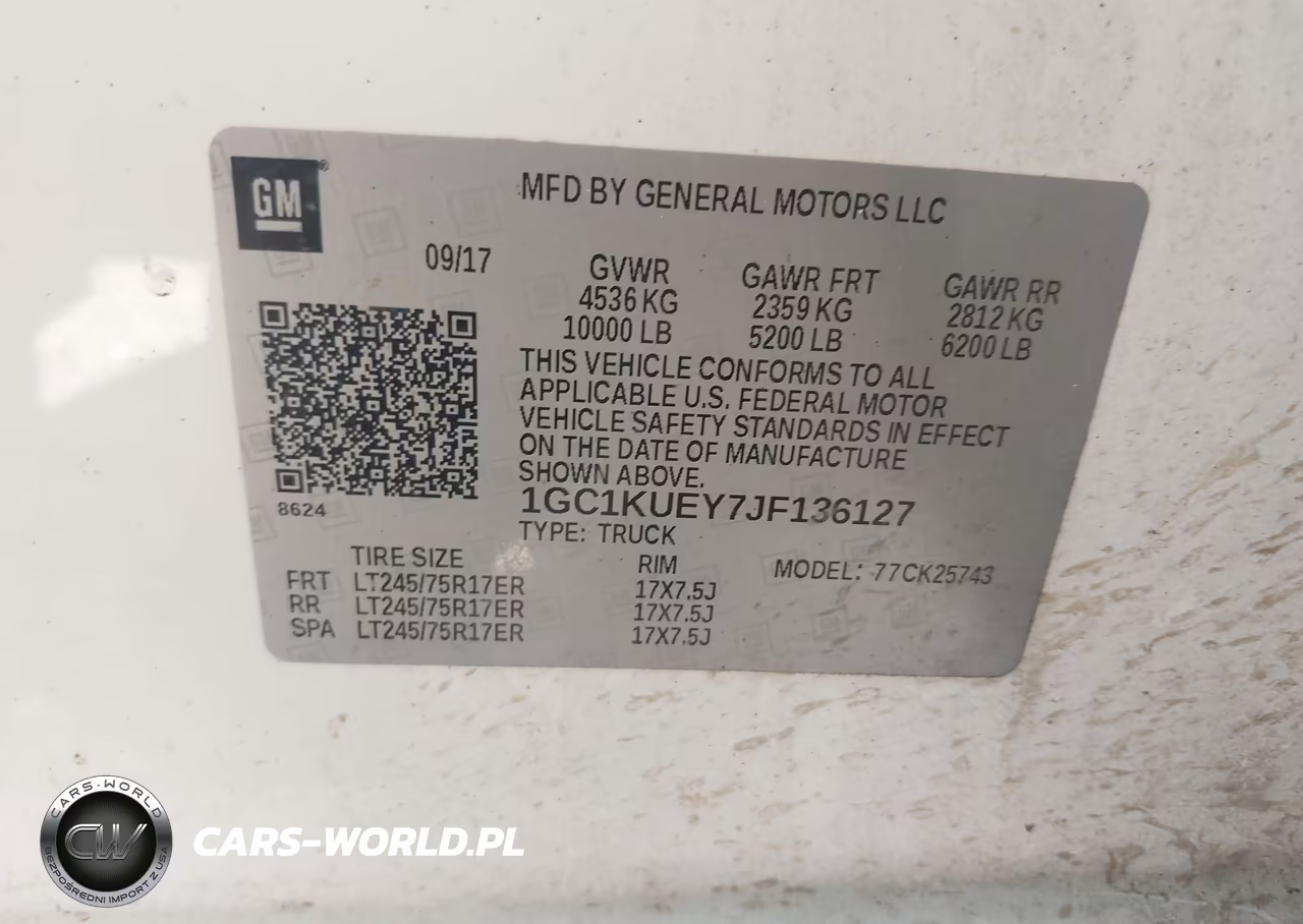 2018 Chevrolet Silverado 2500Hd Wt VIN:1GC1KUEY7JF136127 - 9