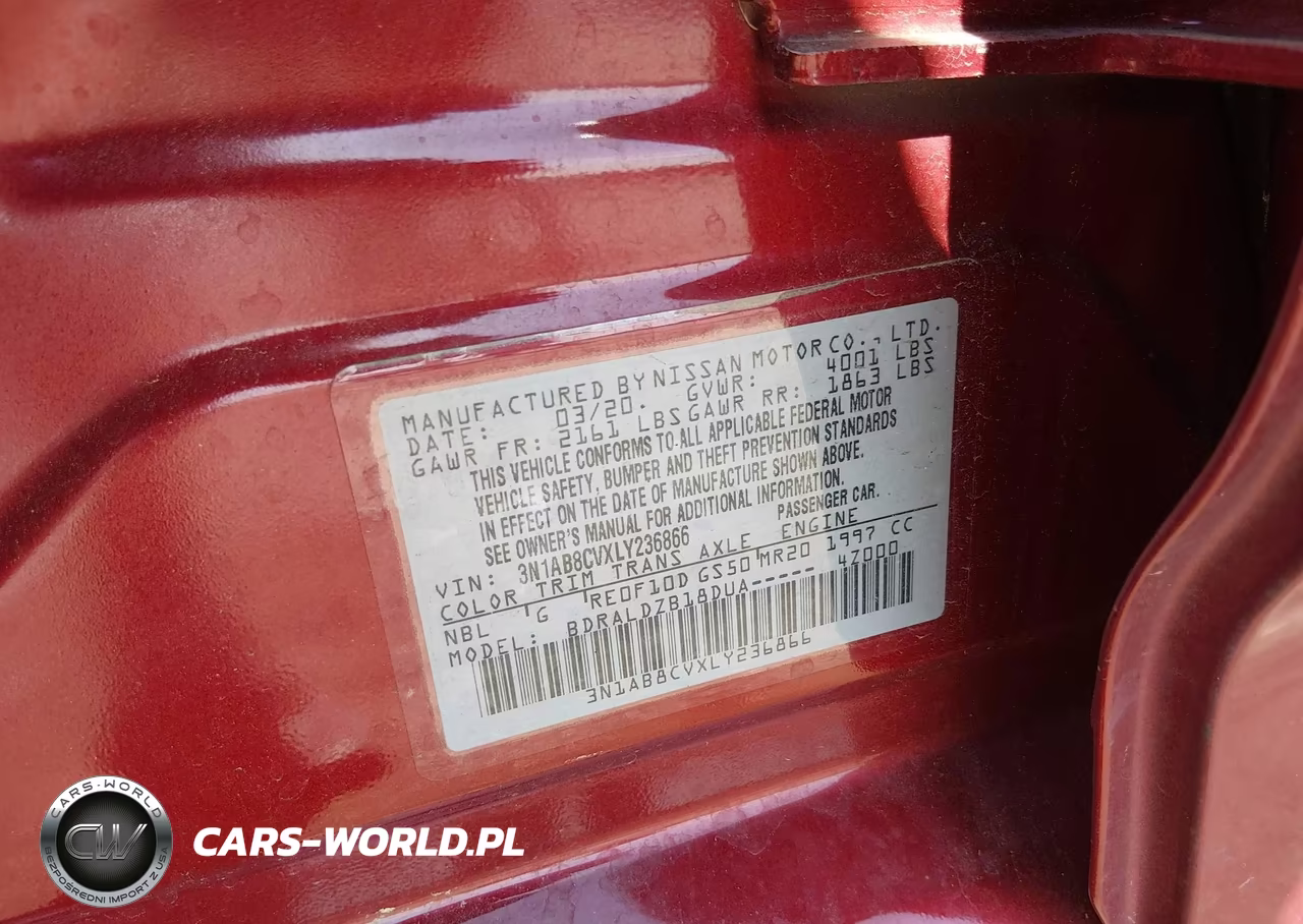 2020 Nissan Sentra Sv Xtronic Cvt VIN:3N1AB8CVXLY236866 - 9