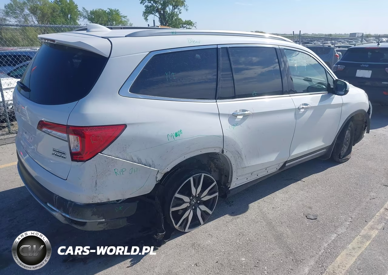 2022 Honda Pilot Awd Touring 7 Passenger VIN:5FNYF6H63NB031491 - 4