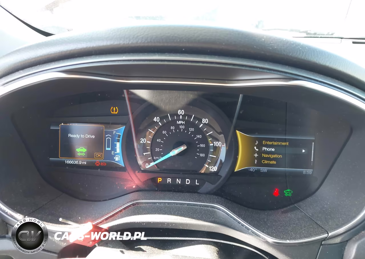 2014 Ford Fusion Hybrid Titanium VIN:3FA6P0RU3ER100165 - 7