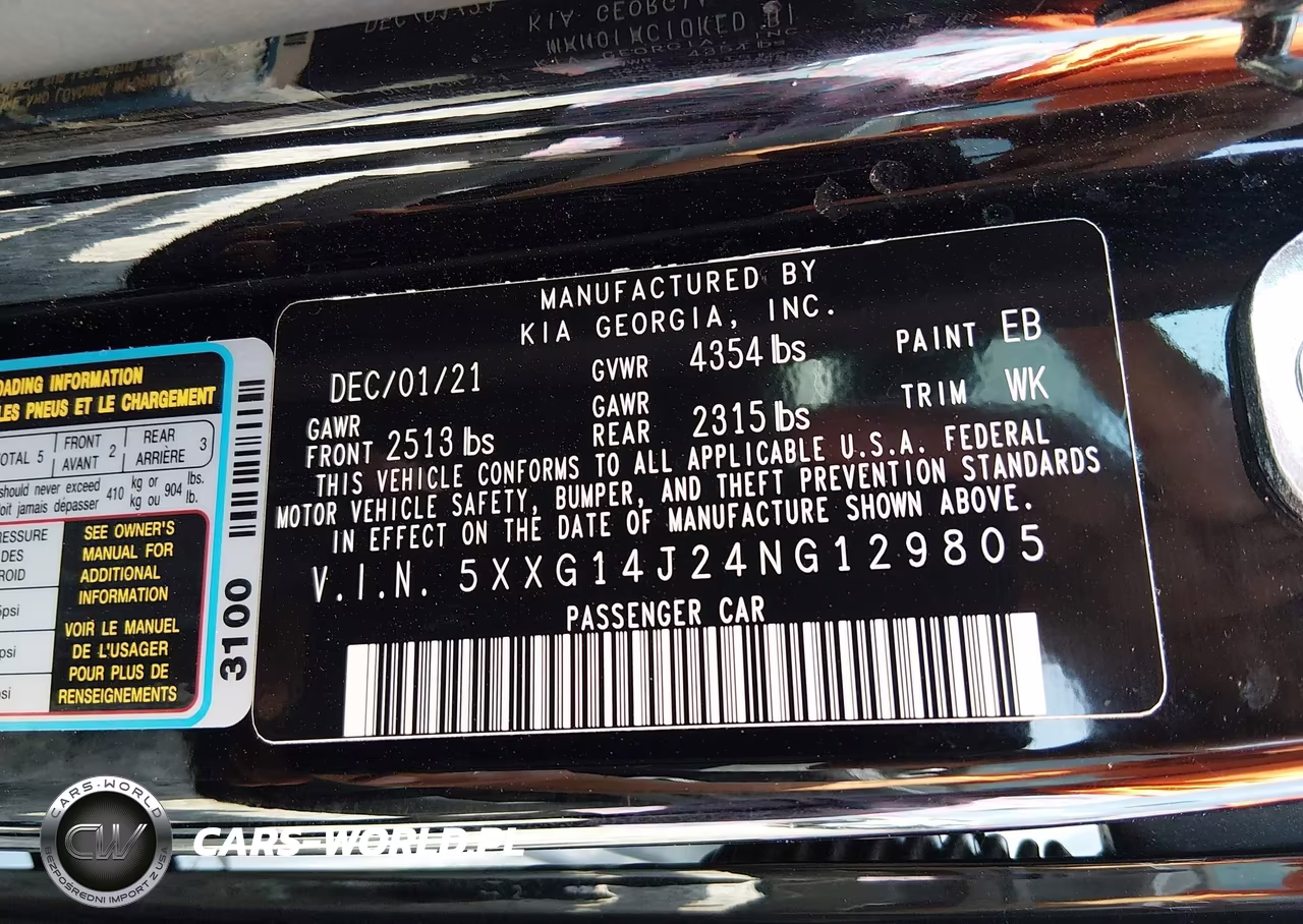 2022 Kia K5 Lxs VIN:5XXG14J24NG129805 - 9