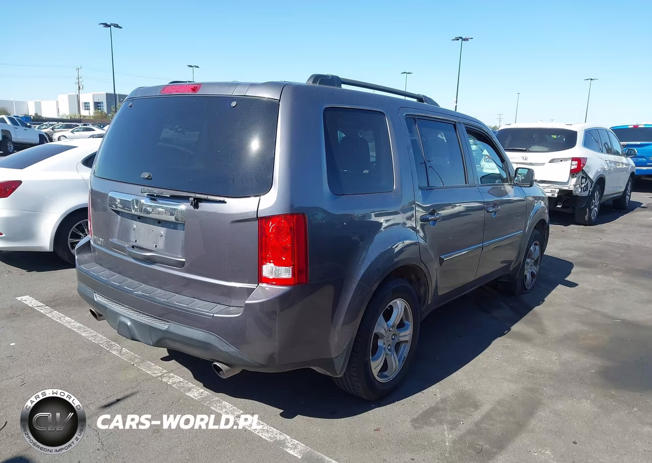 2015 Honda Pilot Ex-L VIN:5FNYF3H67FB020266 - 4
