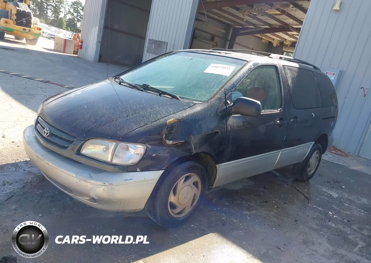 2000 Toyota Sienna Xle VIN:4T3ZF13C7YU186421 - 2