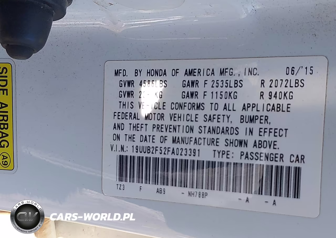 2015 Acura Tlx V6 Tech VIN:19UUB2F52FA023391 - 9