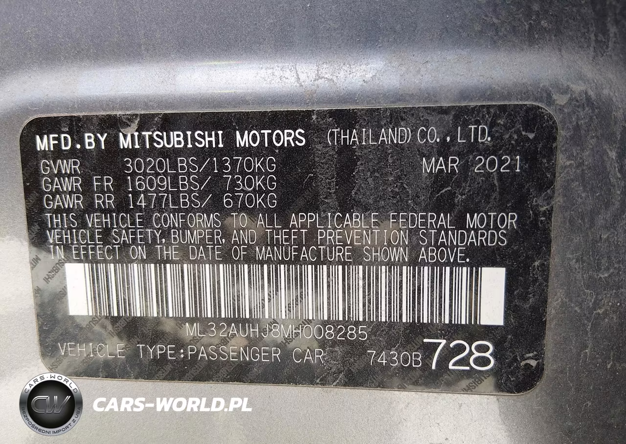 2021 Mitsubishi Mirage Carbonite Edition-Es-Le VIN:ML32AUHJ8MH008285 - 9