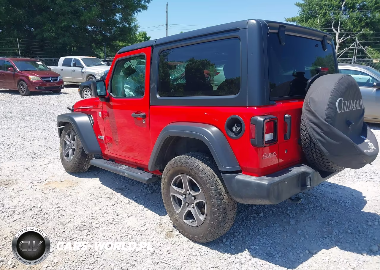 2019 Jeep Wrangler Sport S 4X4 VIN:1C4GJXAG7KW577110 - 3
