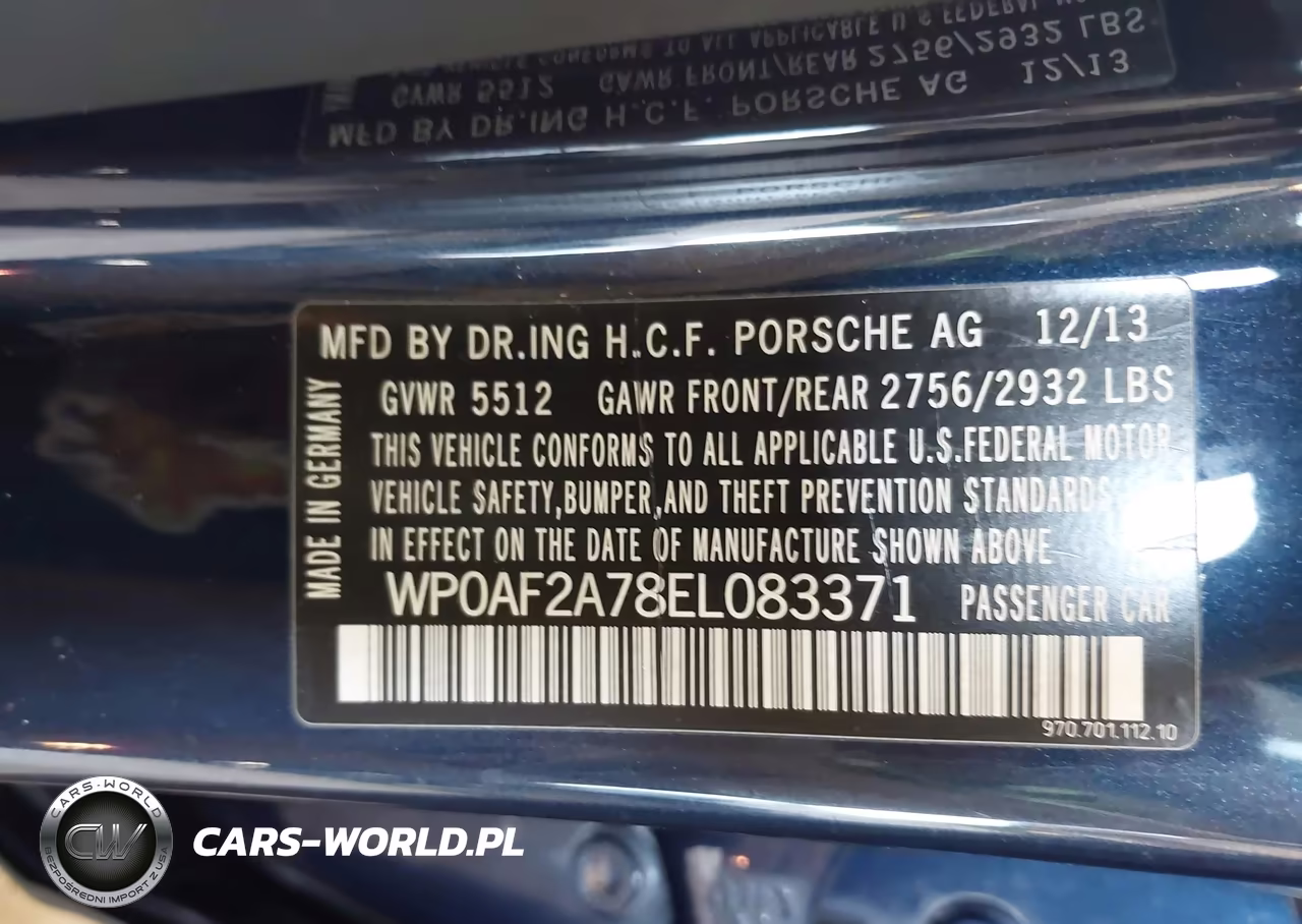 2014 Porsche Panamera Gts VIN:WP0AF2A78EL083371 - 9