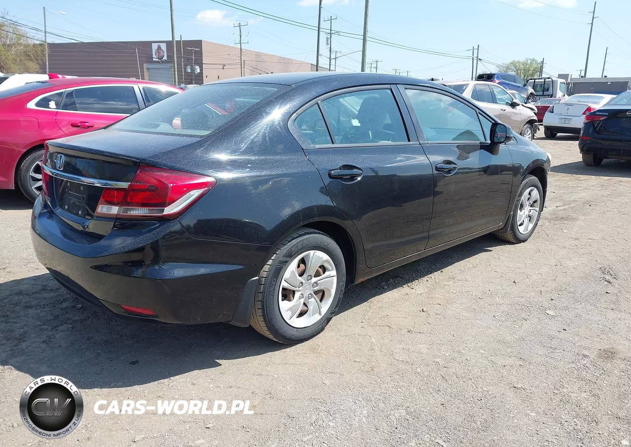 2013 Honda Civic Lx VIN:19XFB2F56DE081201 - 4