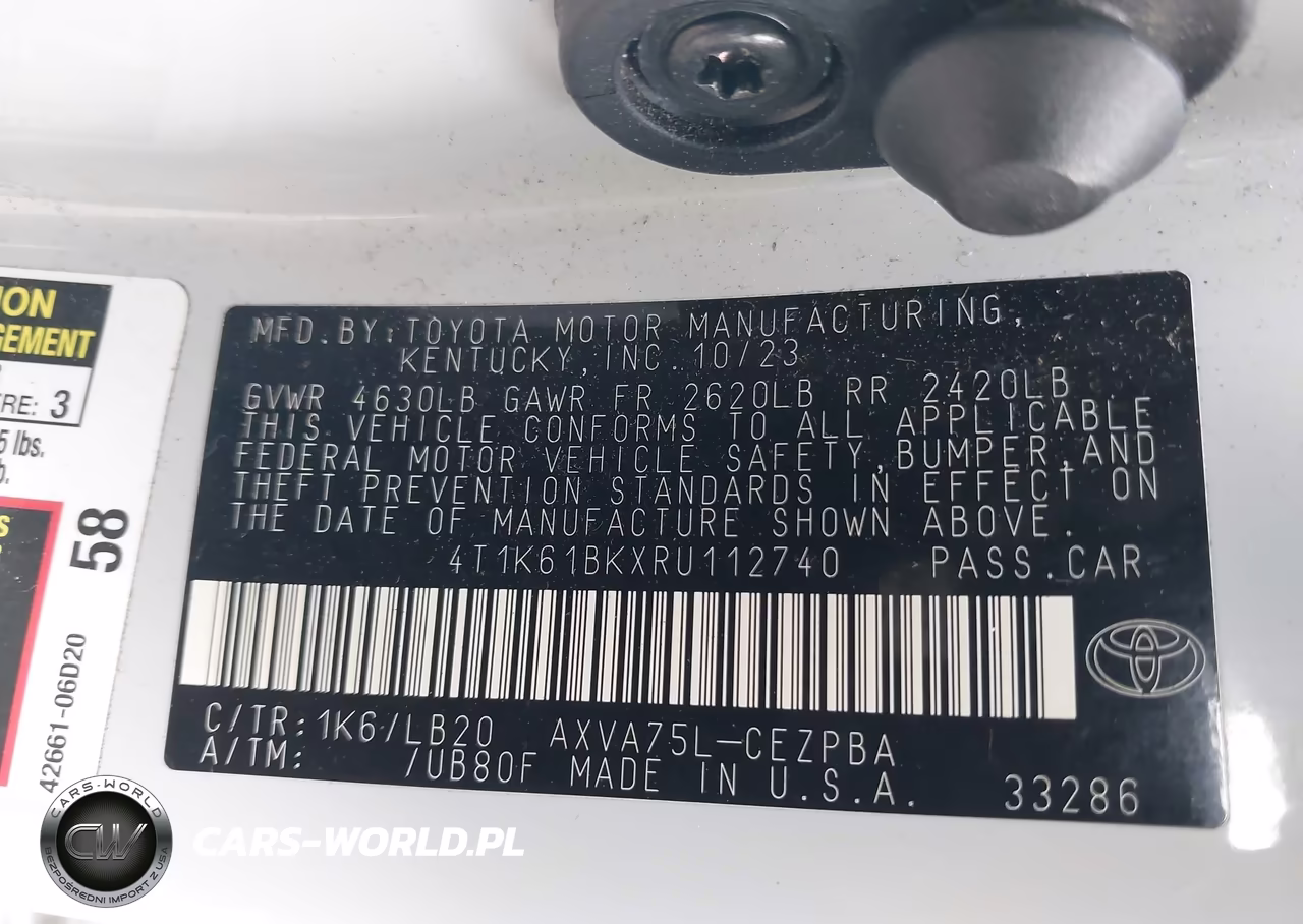2024 Toyota Camry Xse VIN:4T1K61BKXRU112740 - 9