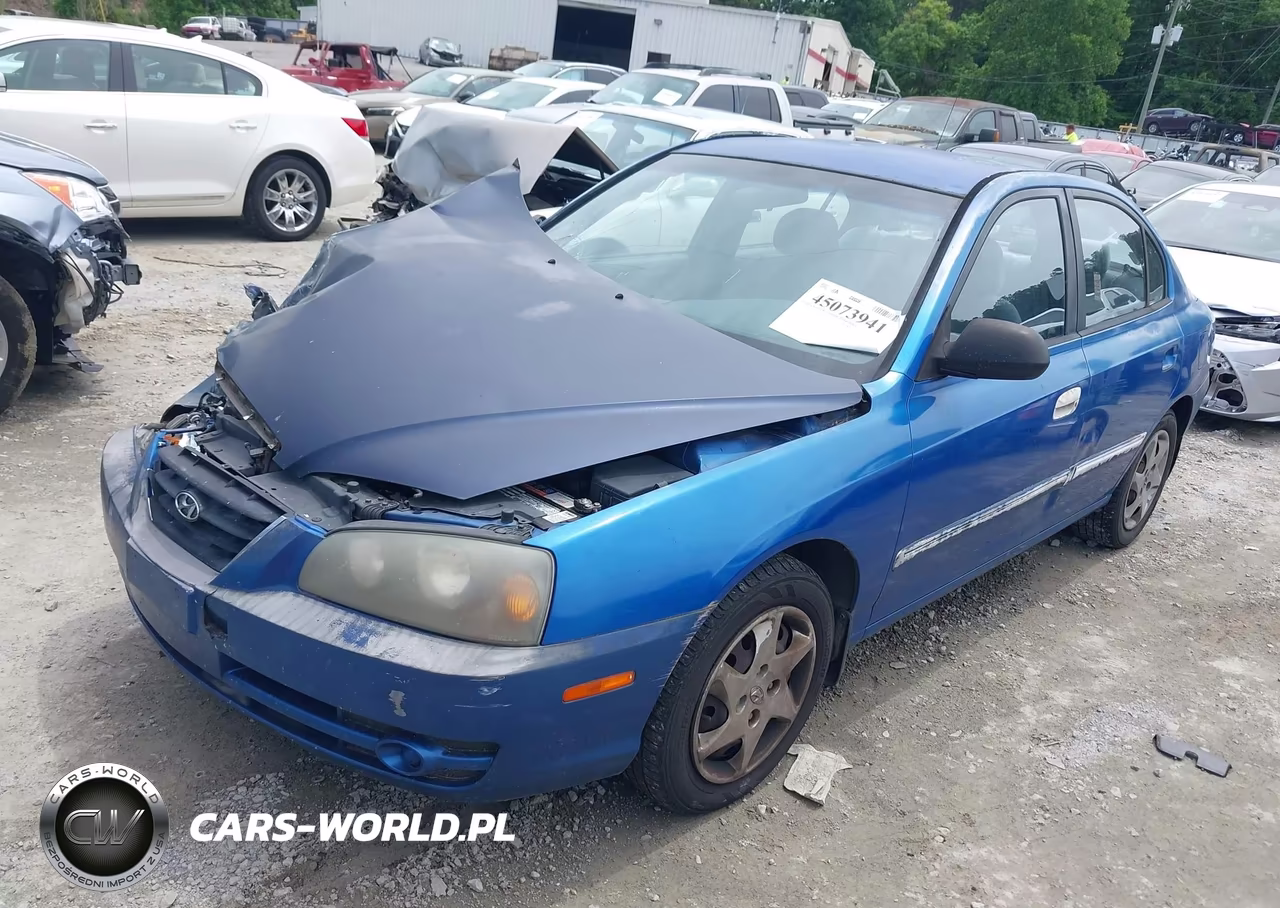 2004 Hyundai Elantra Gls-Gt VIN:KMHDN46D04U837569 - 2