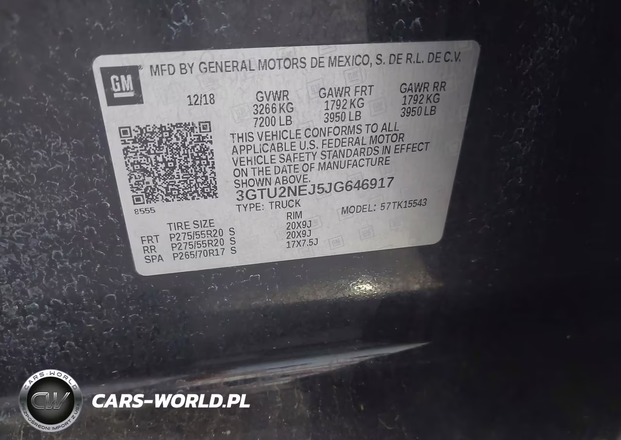 2018 GMC Sierra 1500 Slt VIN:3GTU2NEJ5JG646917 - 9
