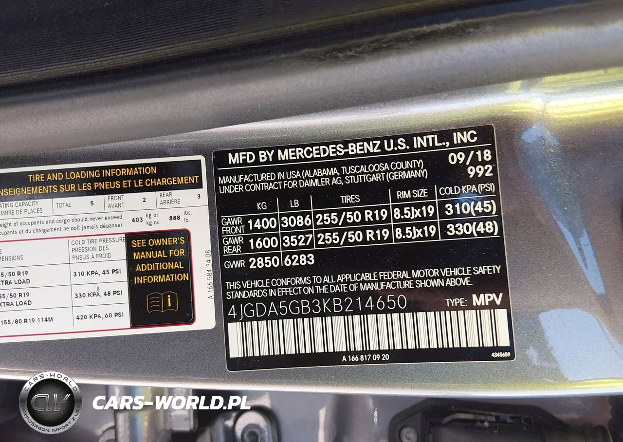 2019 Mercedes-Benz Gle 400 4Matic VIN:4JGDA5GB3KB214650 - 9