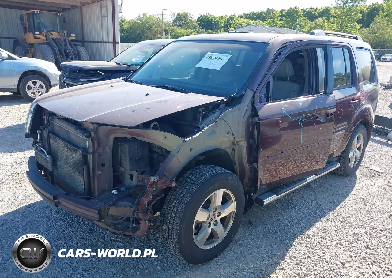 2011 Honda Pilot Ex-L VIN:5FNYF4H55BB033475 - 2