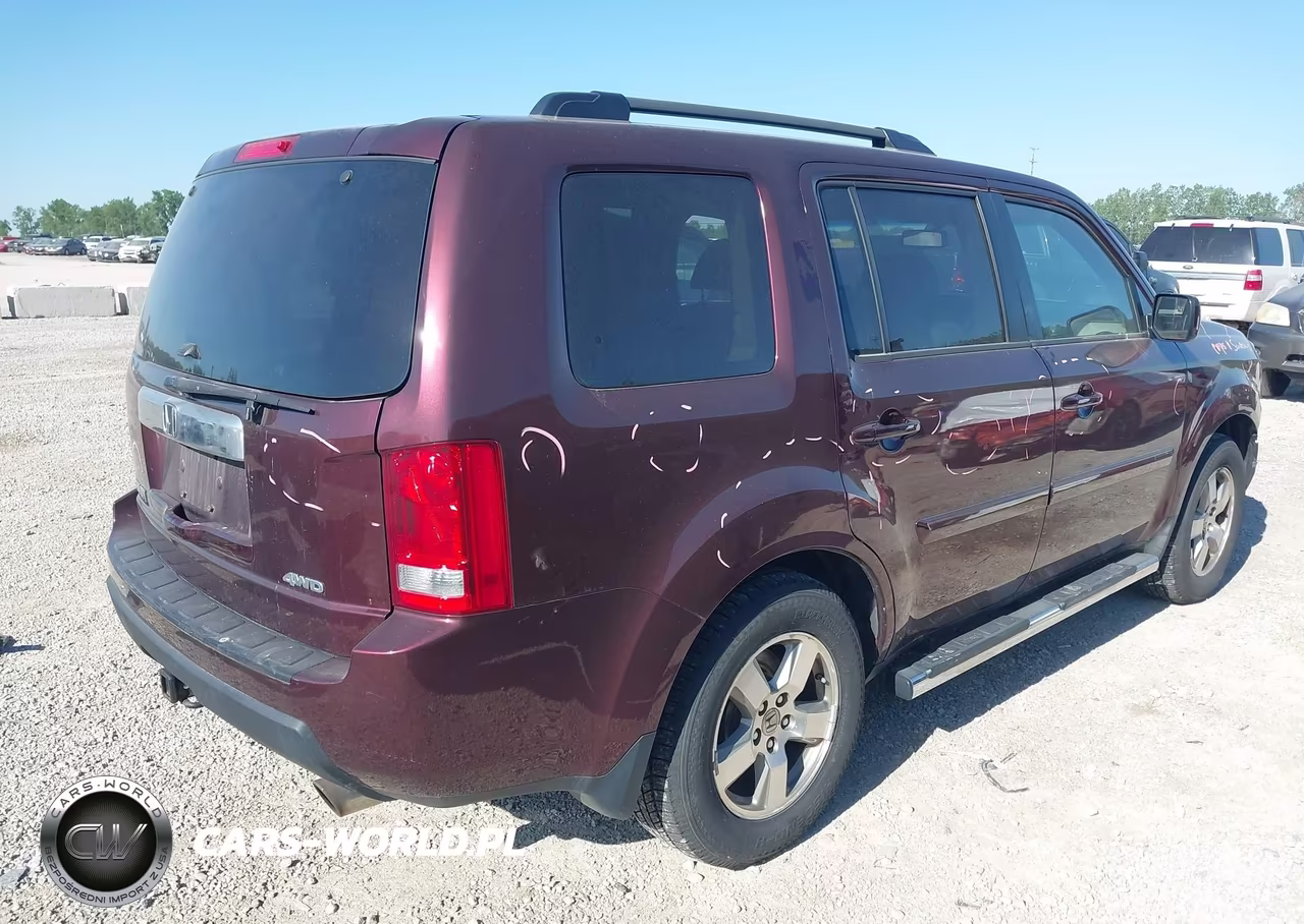 2011 Honda Pilot Ex-L VIN:5FNYF4H55BB033475 - 4