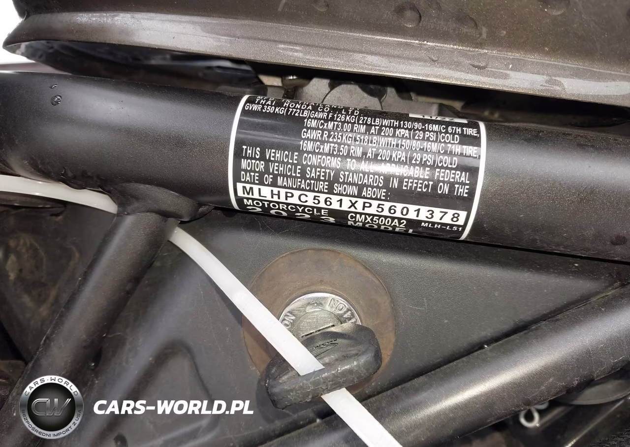 2023 Honda Cmx500 VIN:MLHPC561XP5601378 - 10