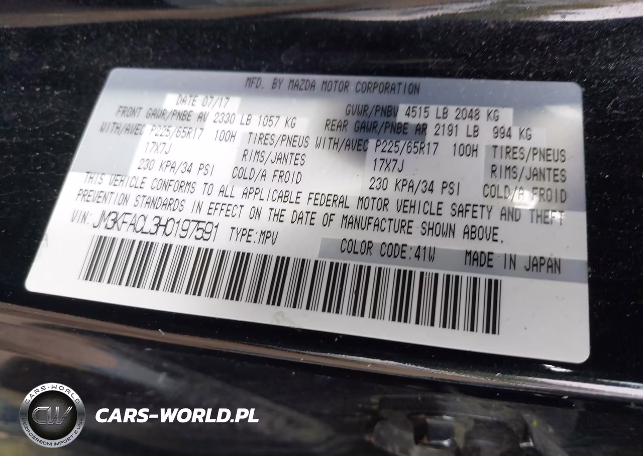2017 Mazda Cx-5 Touring VIN:JM3KFACL3H0197591 - 9