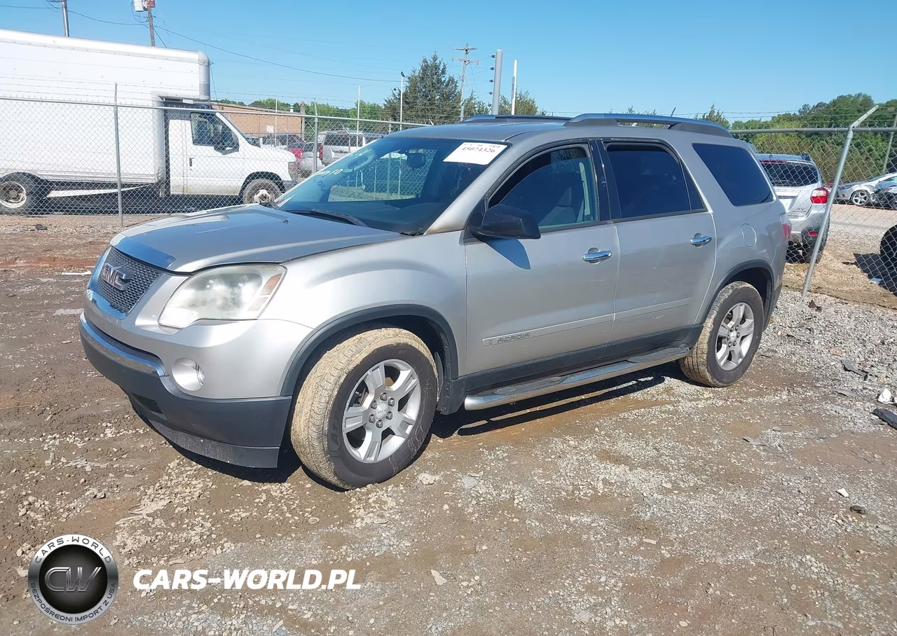 2007 GMC Acadia Sle-1 VIN:1GKER13777J118498 - 2